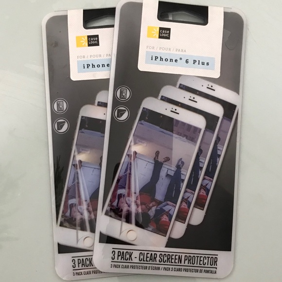 Screen protectors 2- 3 packs (6 ttl) iPhone 6 Plus - Picture 4 of 8